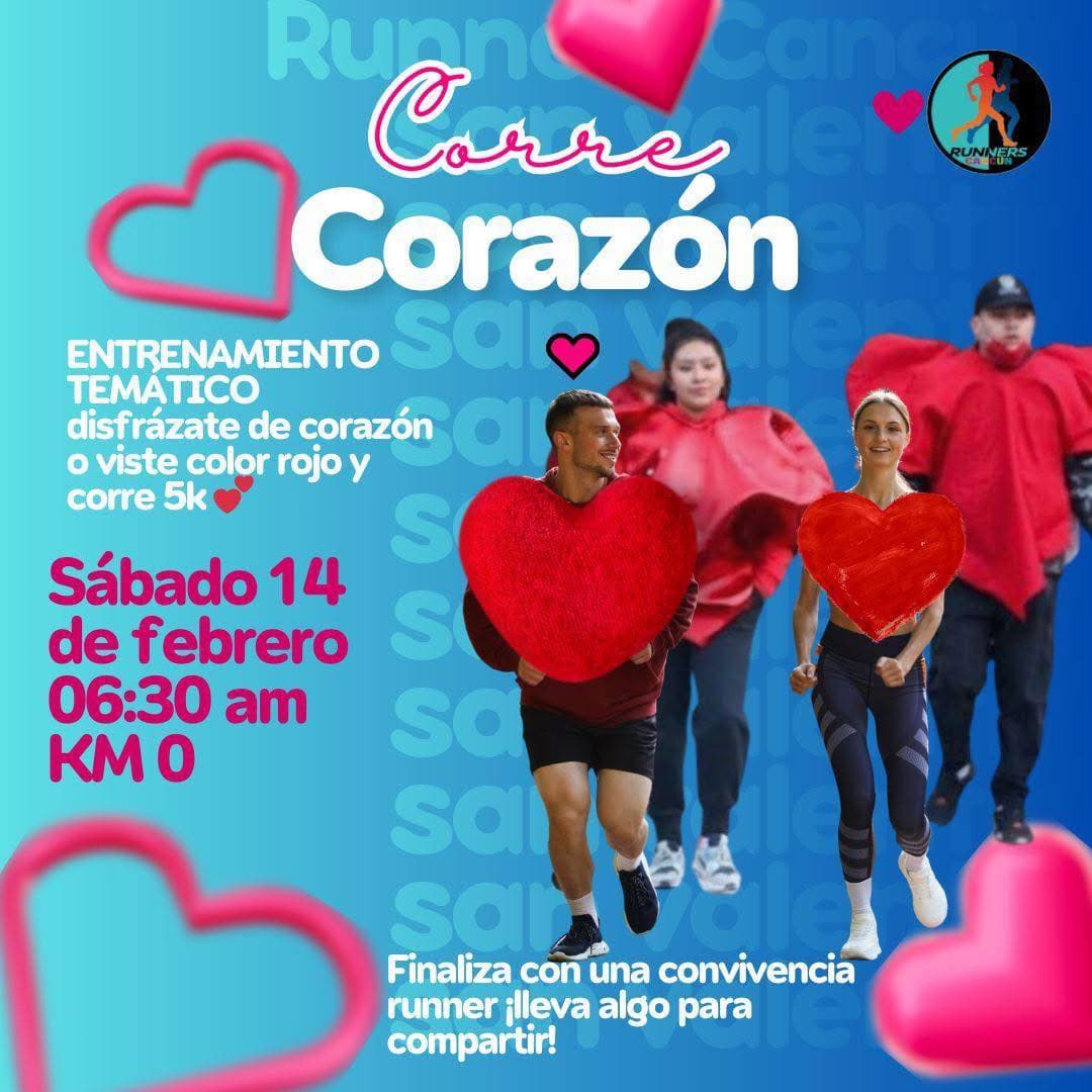 Flyer Corre con el Corazón 2026
