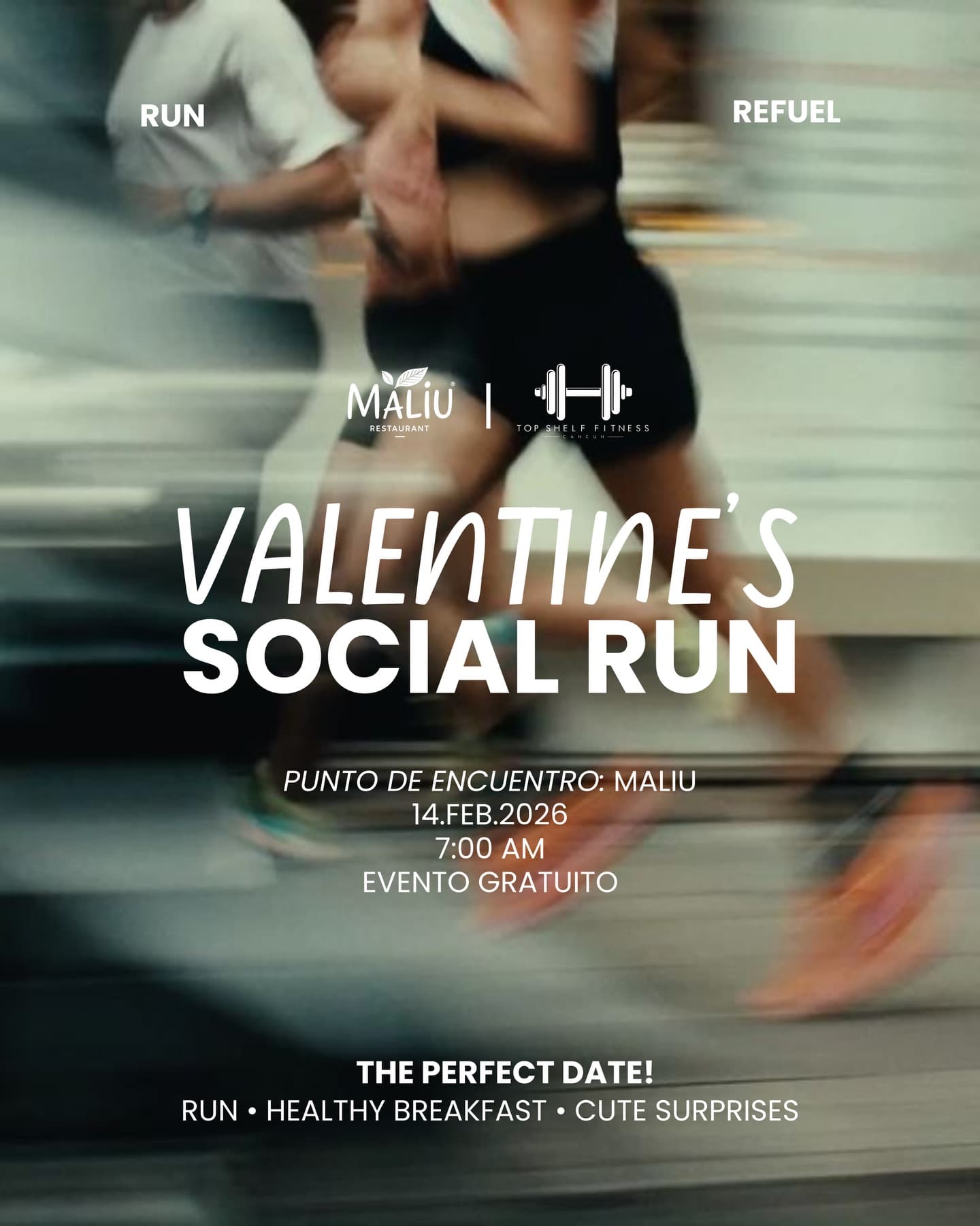 Flyer Valentine's Social Run MALIU