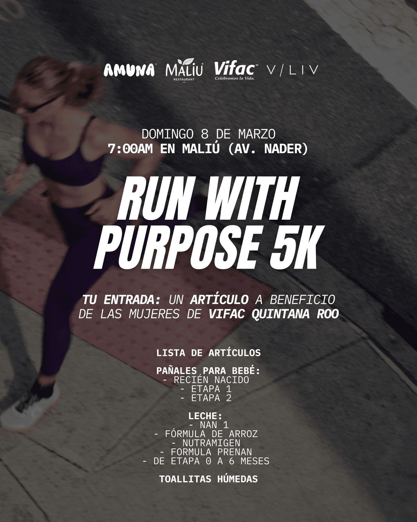 Flyer Run With Purpose 5K