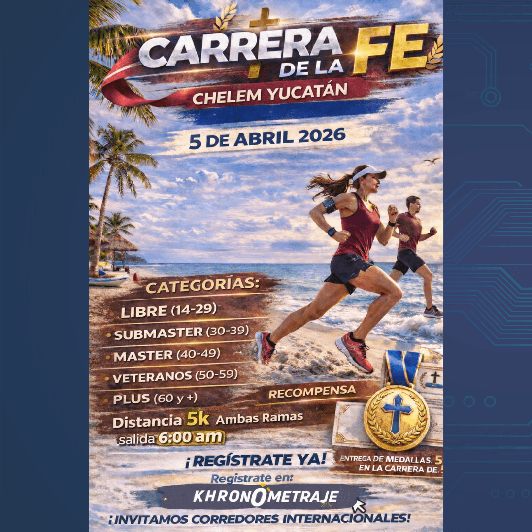 Flyer Carrera de la Fe 5K: Chelem 2026